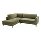 Camile Velvet Left Facing Sectional Sofa image number 0