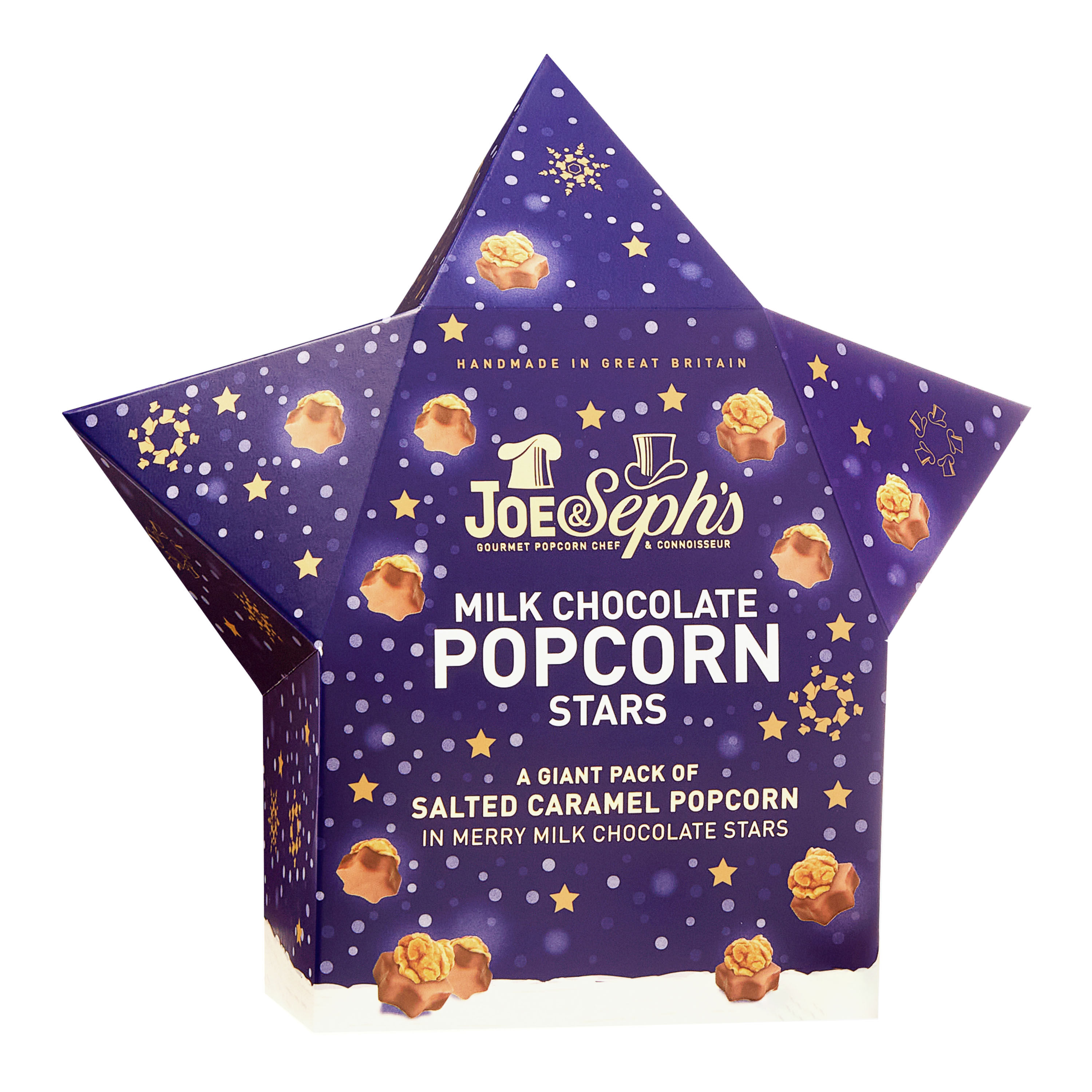Joe & Seph's Milk Chocolate Popcorn Stars image number 0