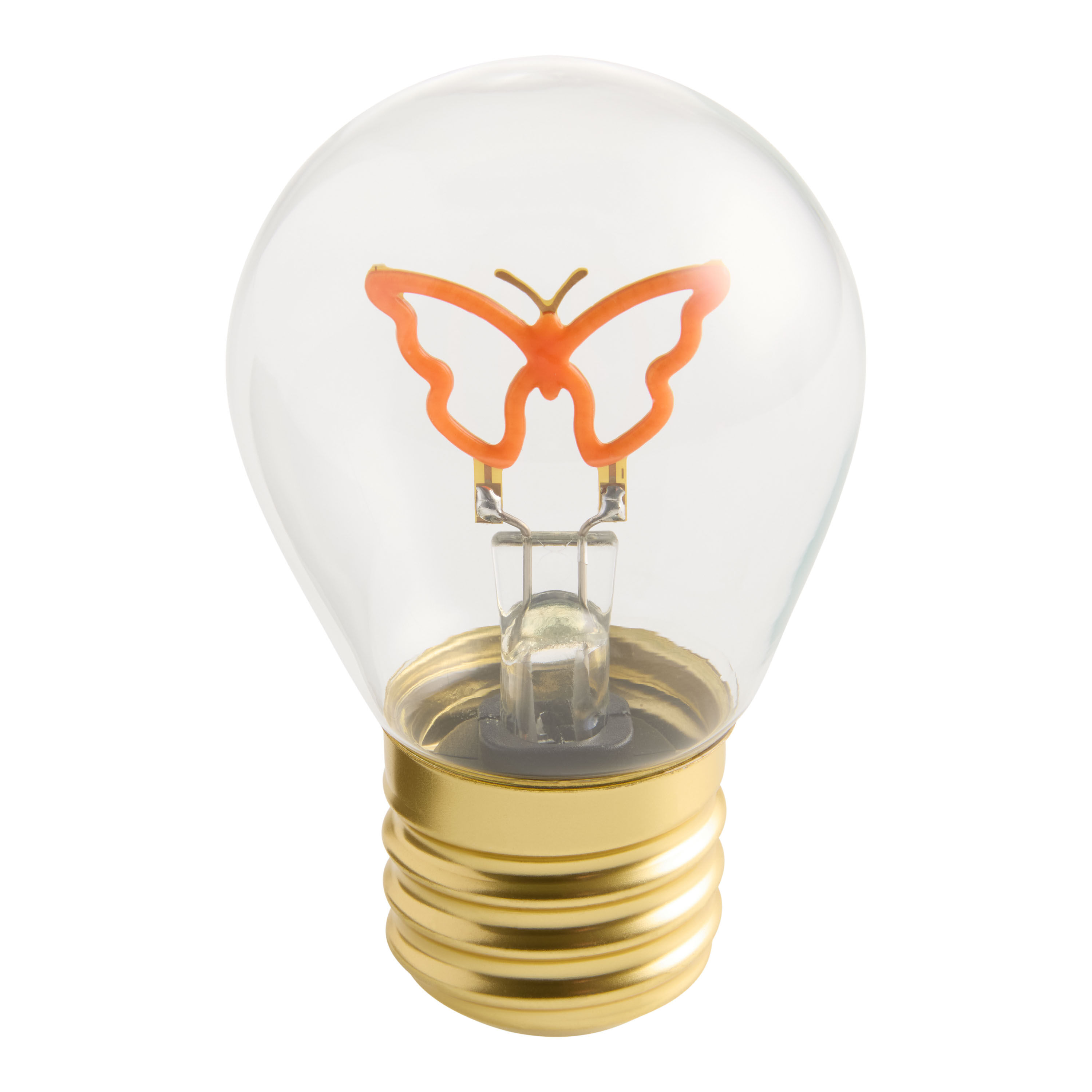 Glass Bulb Shaped Rechargeable LED Figural Light Up Decor by World Market 641839