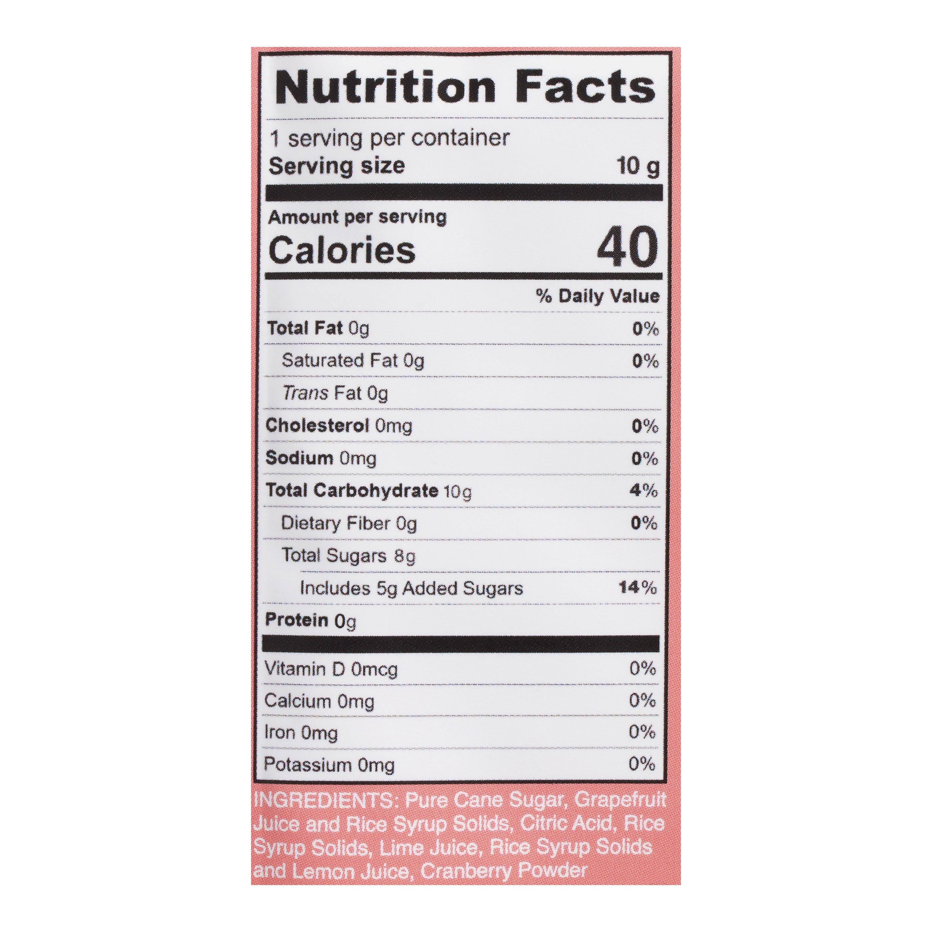 Noble Mick's Paloma Single Serve Cocktail Mix image number 1