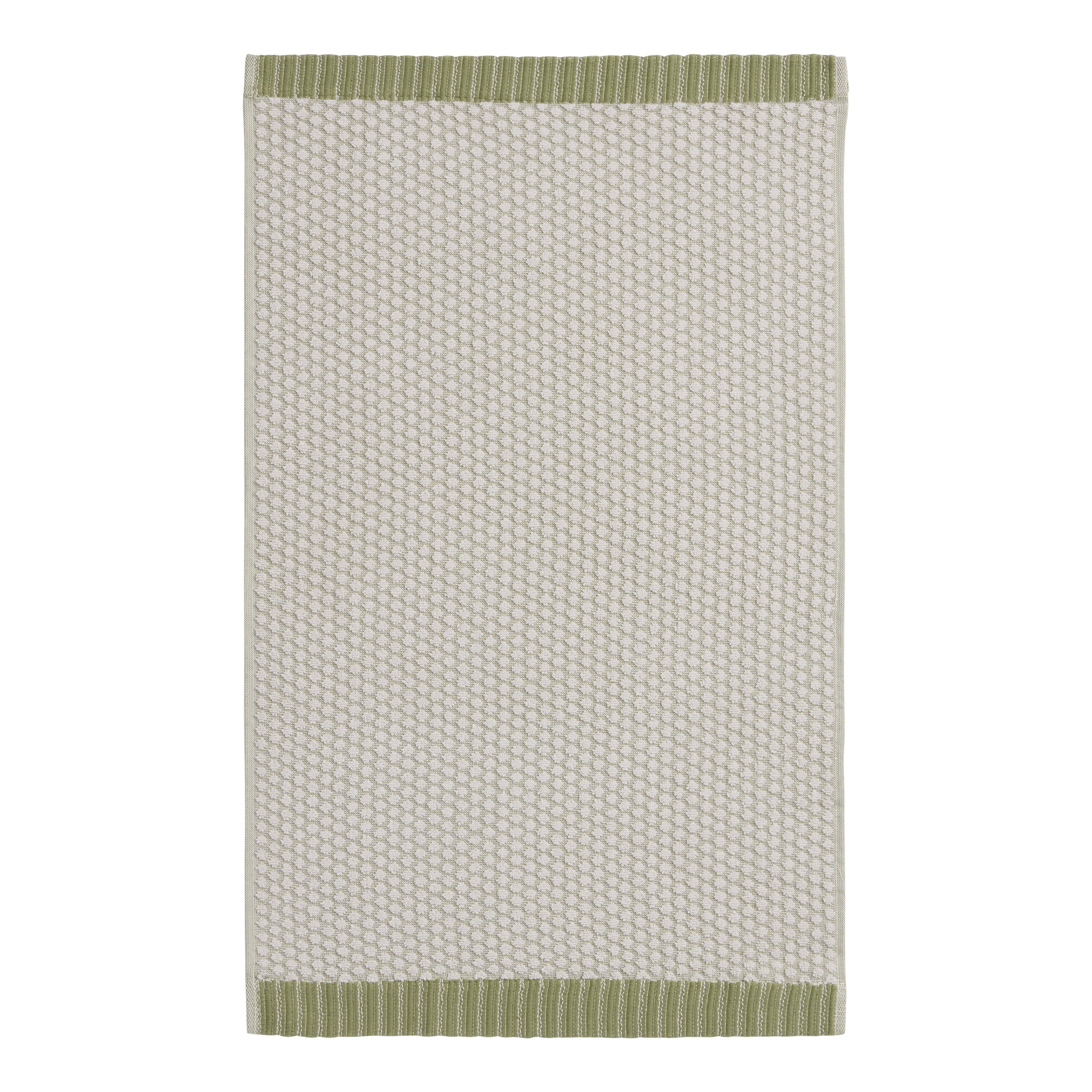 Allegra Ivory Sculpted Dot Hand Towel image number 2