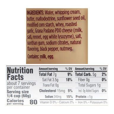 Saclà Roasted Garlic Alfredo Pasta Sauce Saclà Roasted Garlic Alfredo Pasta Sauce