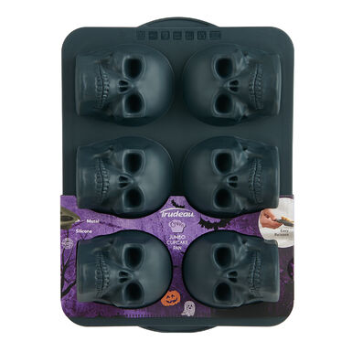 Trudeau Silicone 6c Skull Baking Mold Trudeau Silicone 6c Skull Baking Mold