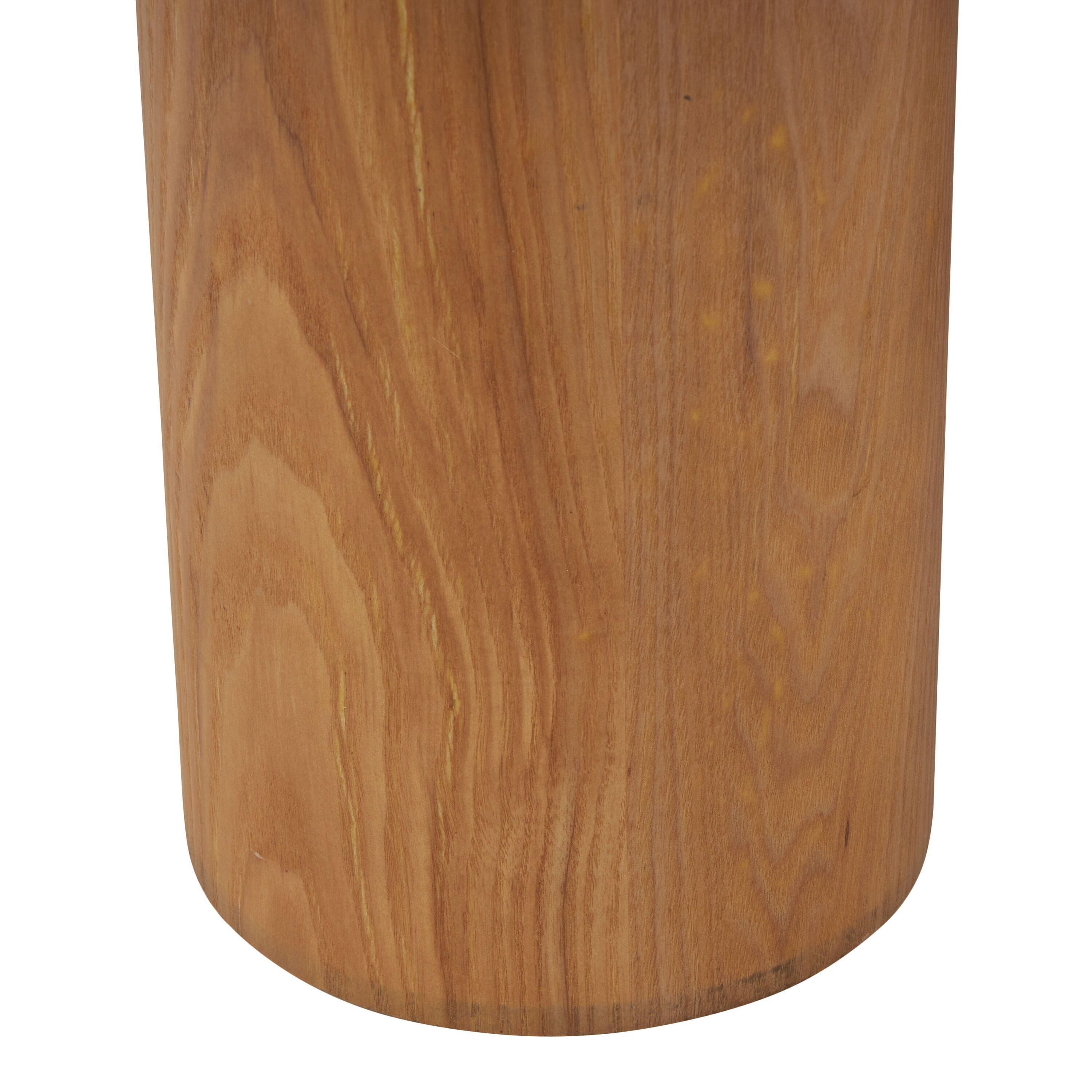 Vesper Round Beige Travertine and Wood Coffee Table image number 4