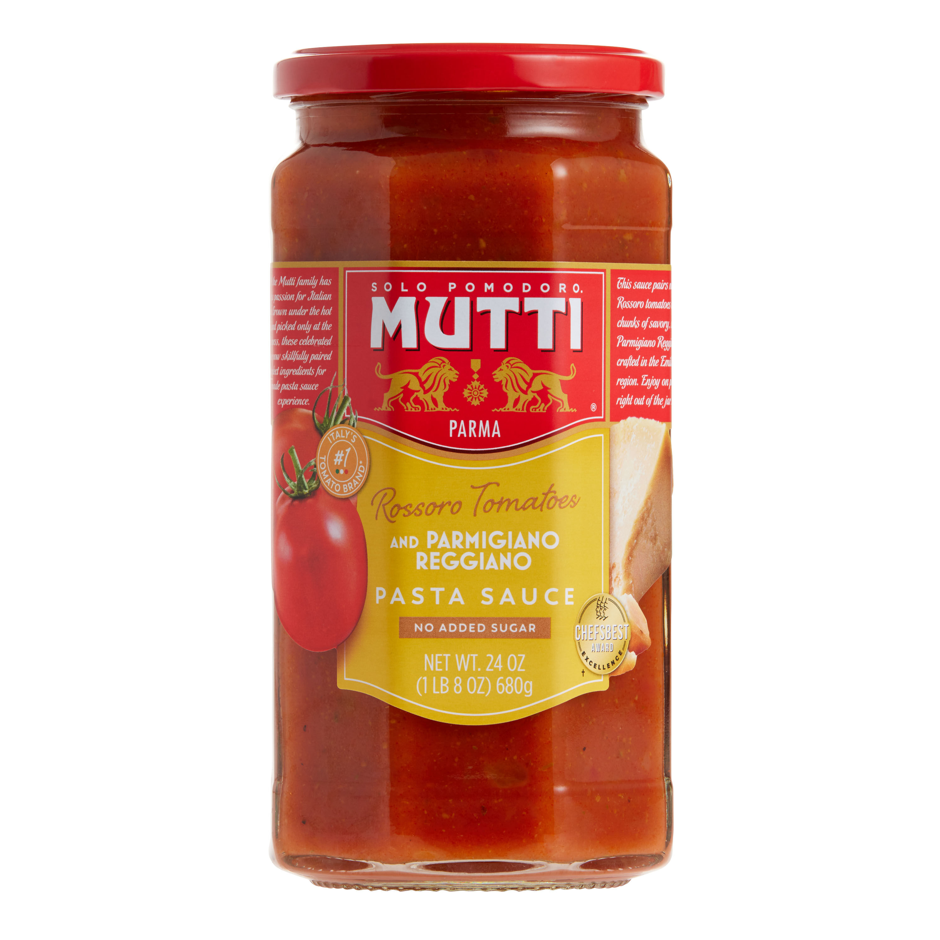 Mutti Rossaro Tomato and Parmigiano Reggiano Pasta Sauce image number 0