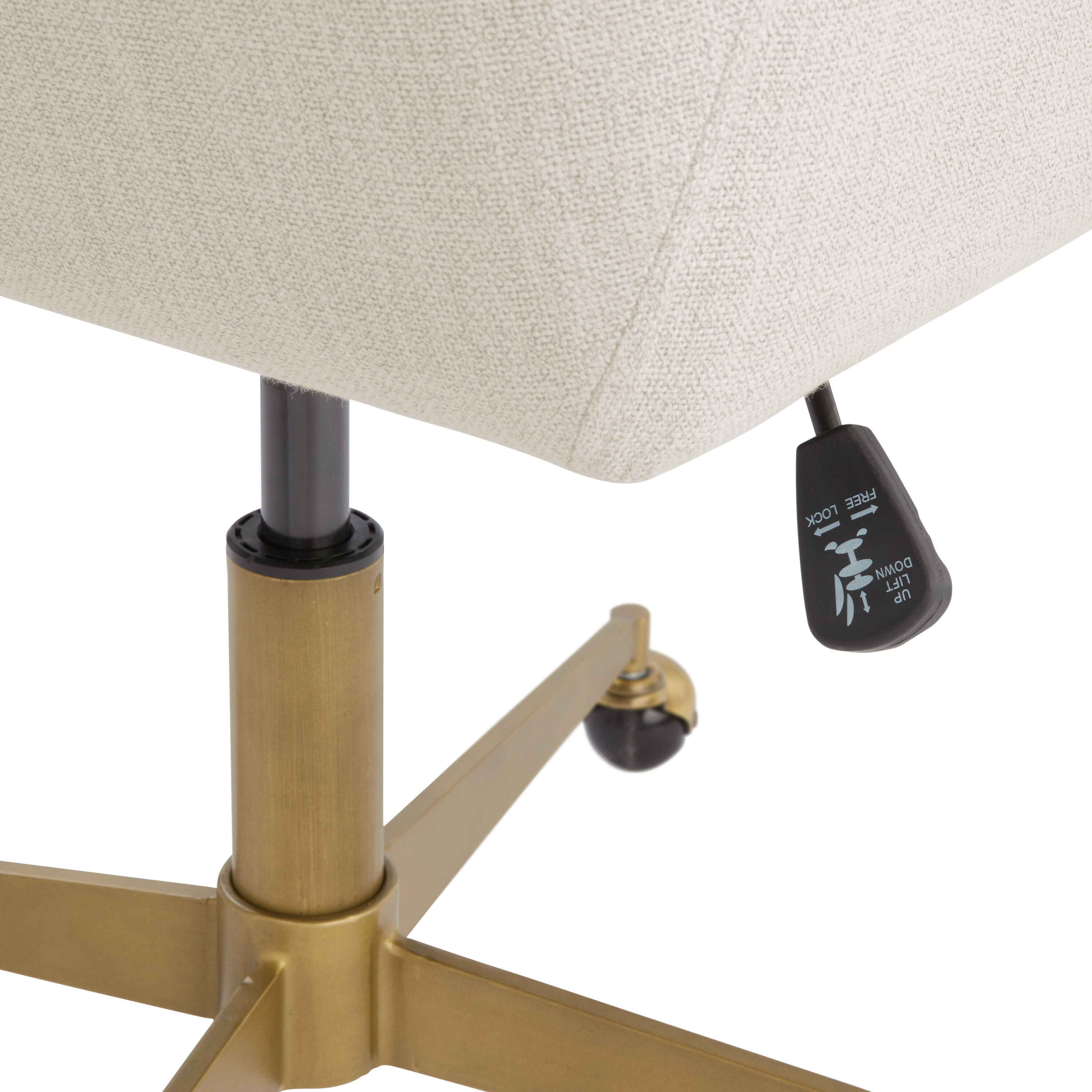 Zarek Mid Century Upholstered Office Chair World Market