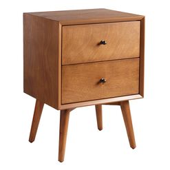 Acorn Wood Brewton Nightstand with Drawers
