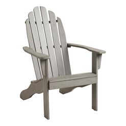 Slatted Wood Adirondack Chair