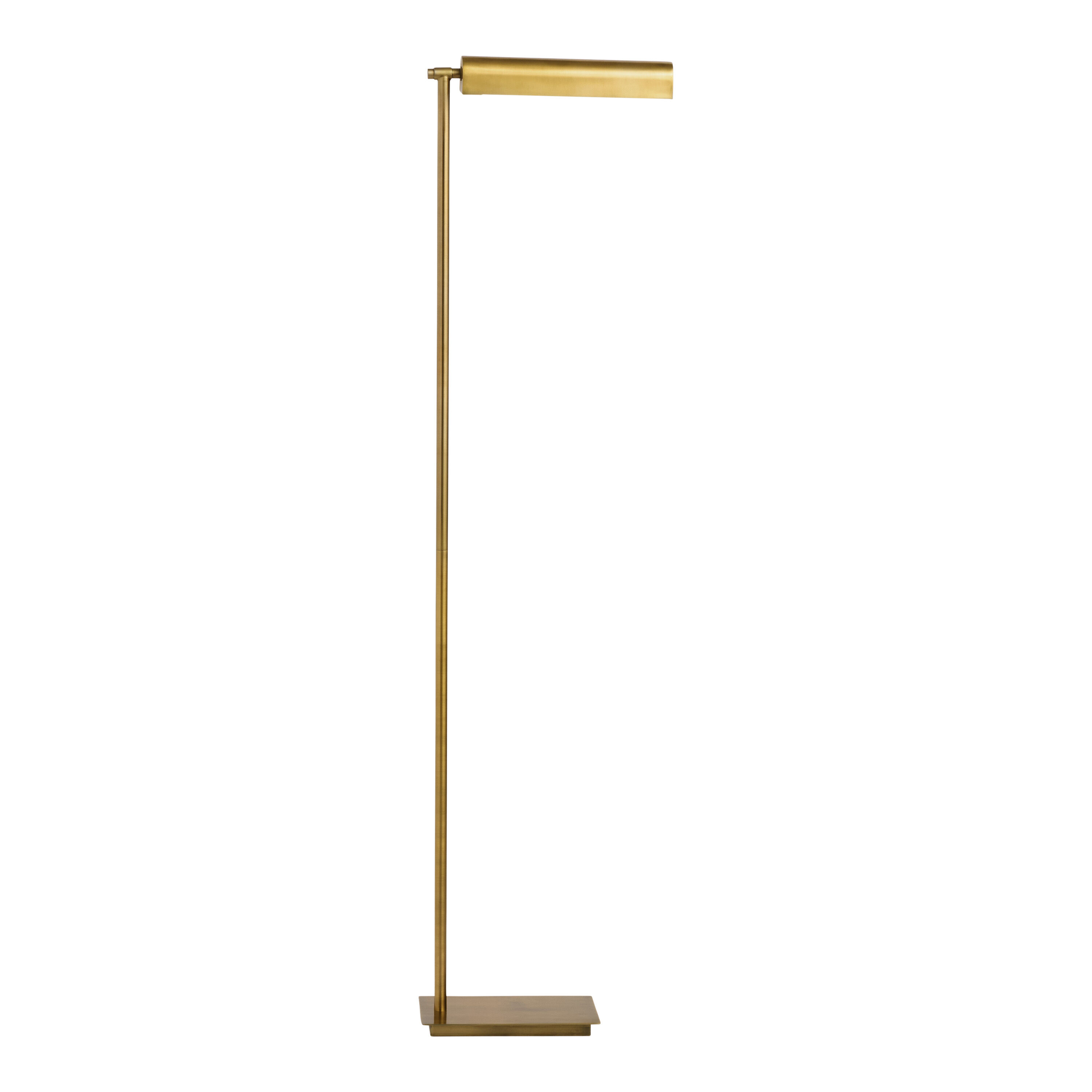 Aged brass floor lamp hot sale