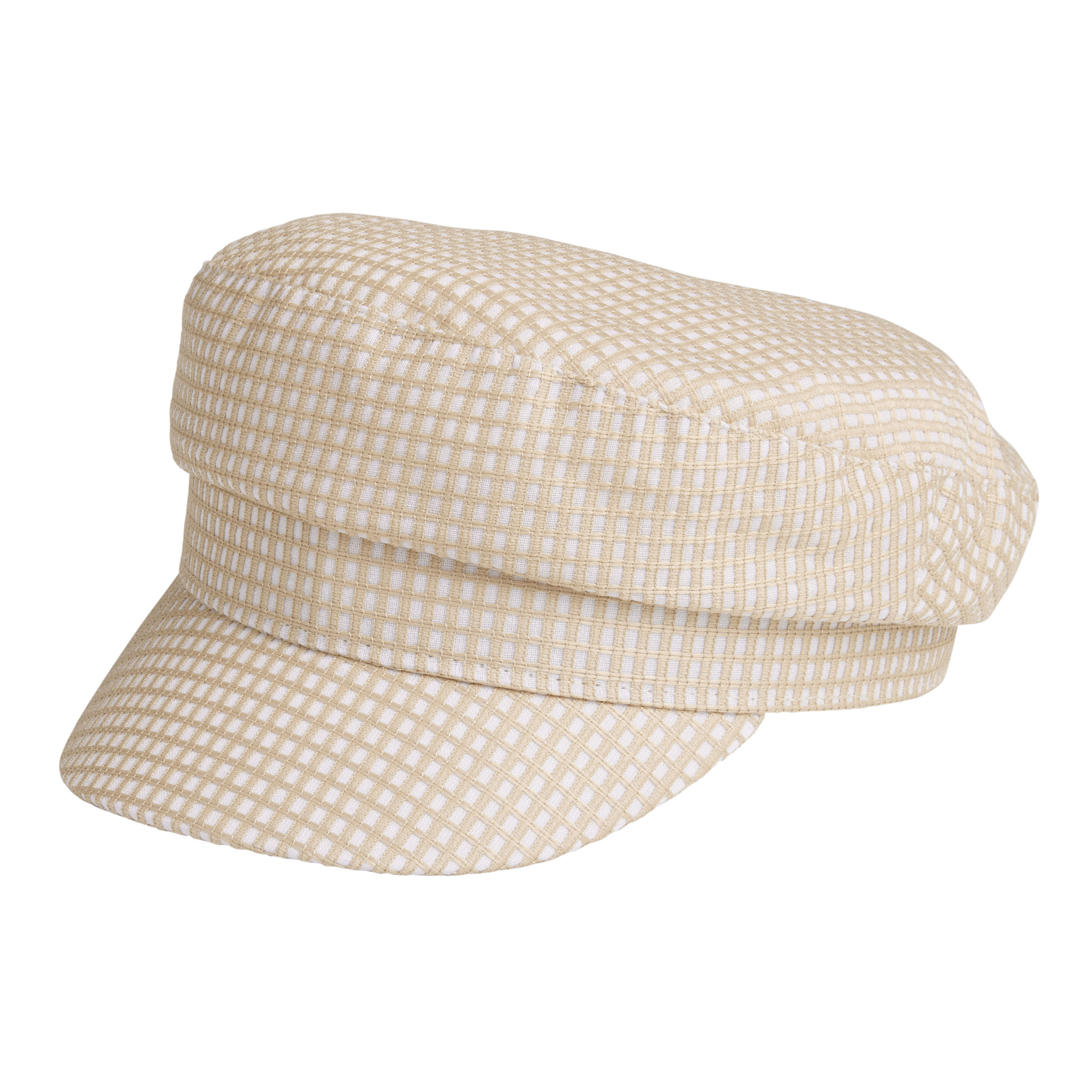 Tan military shop hat
