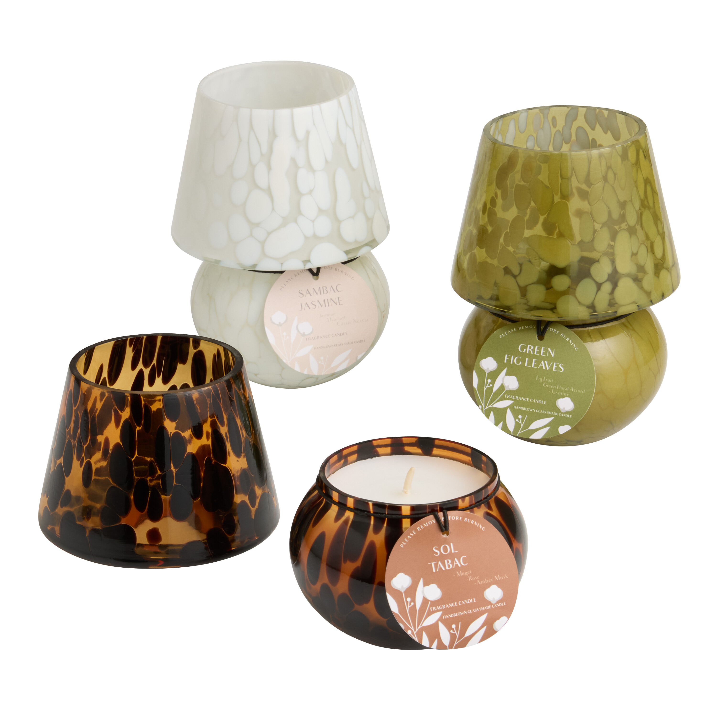 Handblown Glass Lamp Scented Candle image number 0