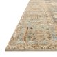 Everly Blue And Tan Persian Style Area Rug image number 3