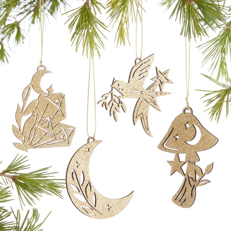 Laser Cut Wood 12 Days Of Christmas Boxed Ornaments 12 Pack