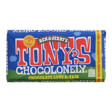 Tony's Chocolonely Ben And Jerry's Brownie Chocolate Bar Tony's Chocolonely Ben And Jerry's Brownie Chocolate Bar