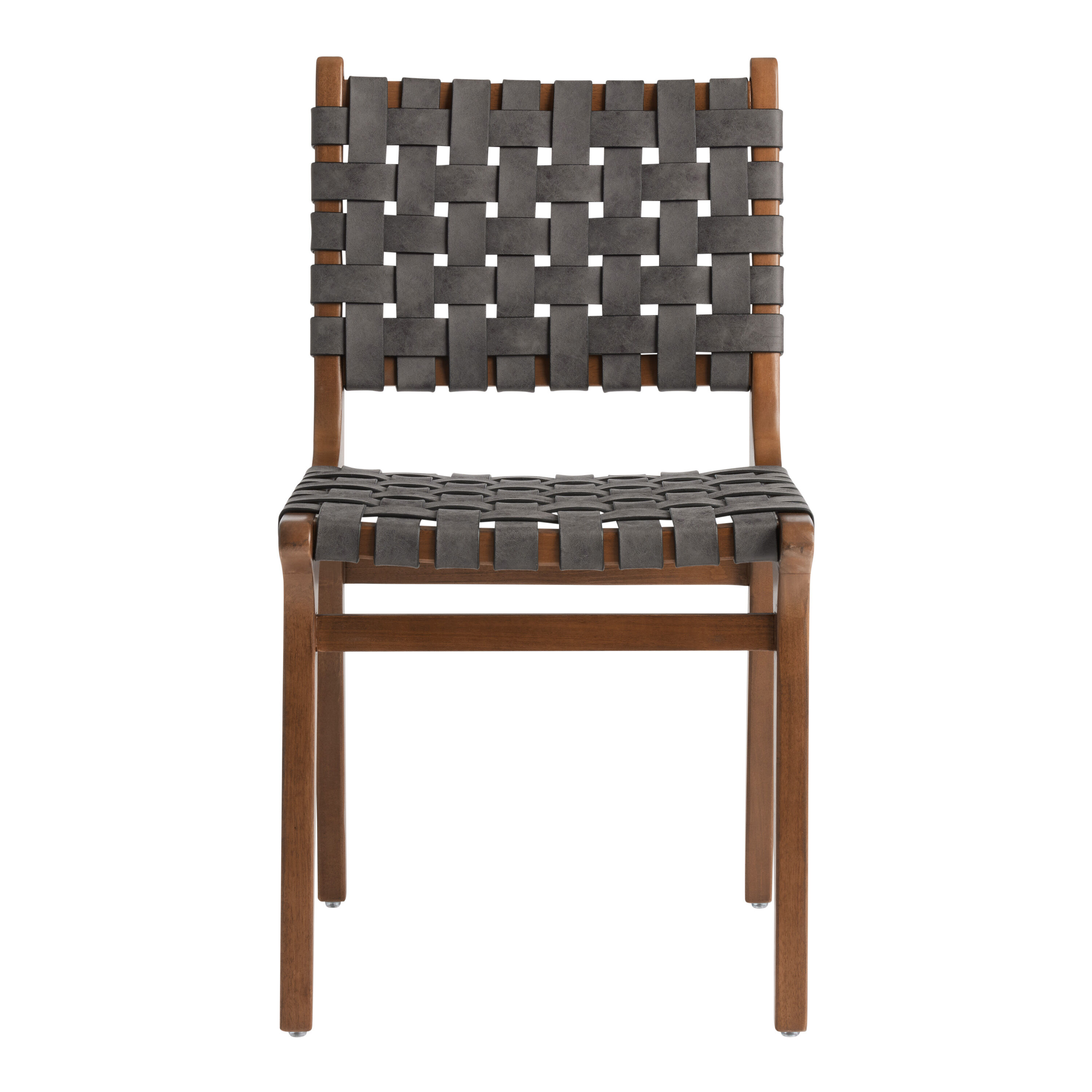 World market discount leather dining chair