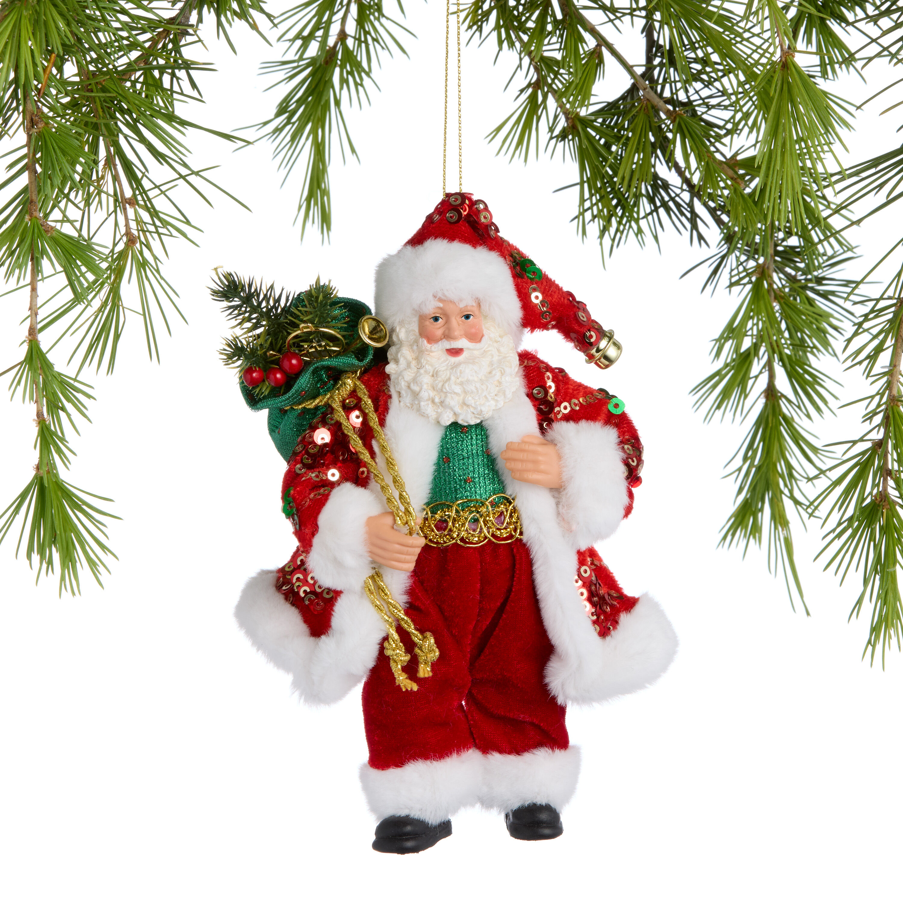 Classic Santa Claus Figure Ornament image number 0