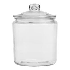 13 Big Glass Jar With Airtight Wooden Screw-top Lid, Stash Jars Food  Kitchen Storage Container for Candy Cookie Coffee Sugar Tea Herb 