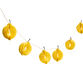 Yellow Honeycomb Paper Lemon String Lights image number 0