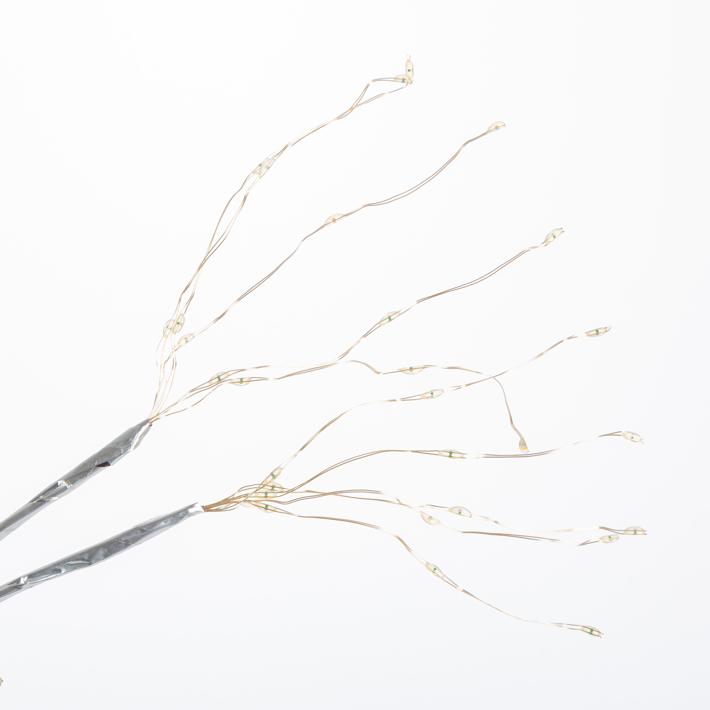 5 Foot Silver Pre Lit Micro LED Electric Artificial Tree image number 6