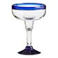 Rocco Blue Handcrafted Margarita Glass image number 0