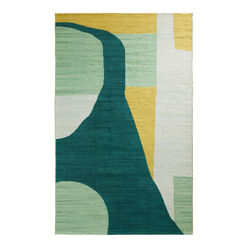 Thera Multicolor Abstract Recycled Indoor Outdoor Rug