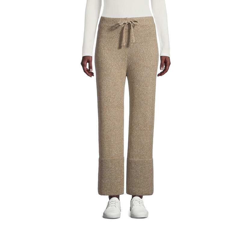 Brown Marled Recycled Yarn Knit Loungewear Collection - World Market