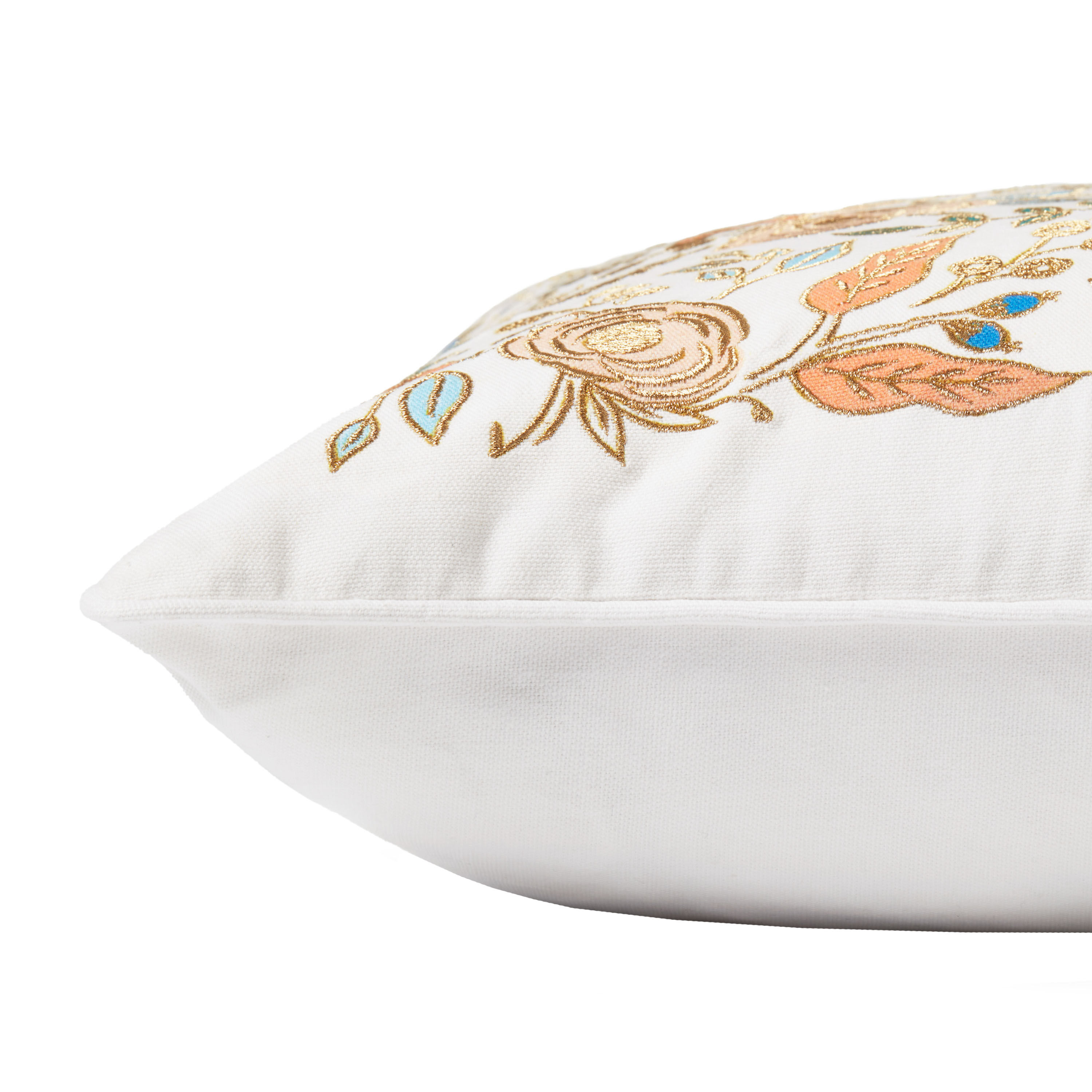 Rifle Paper Co. Ivory With Blush Roses Throw Pillow image number 2