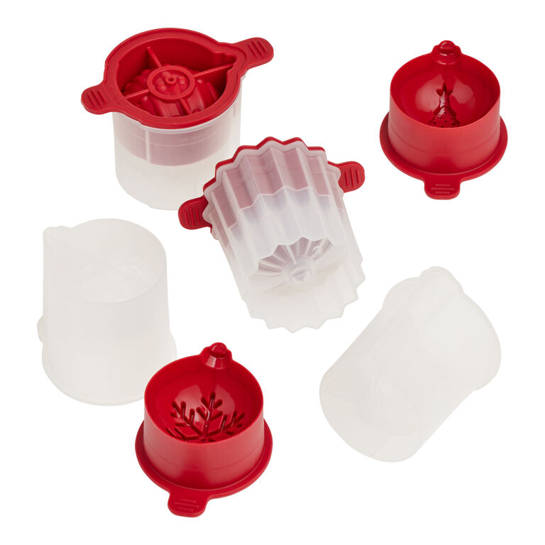 Tovolo Christmas Ornament Ice Molds, Set Of 4, For Making Festive