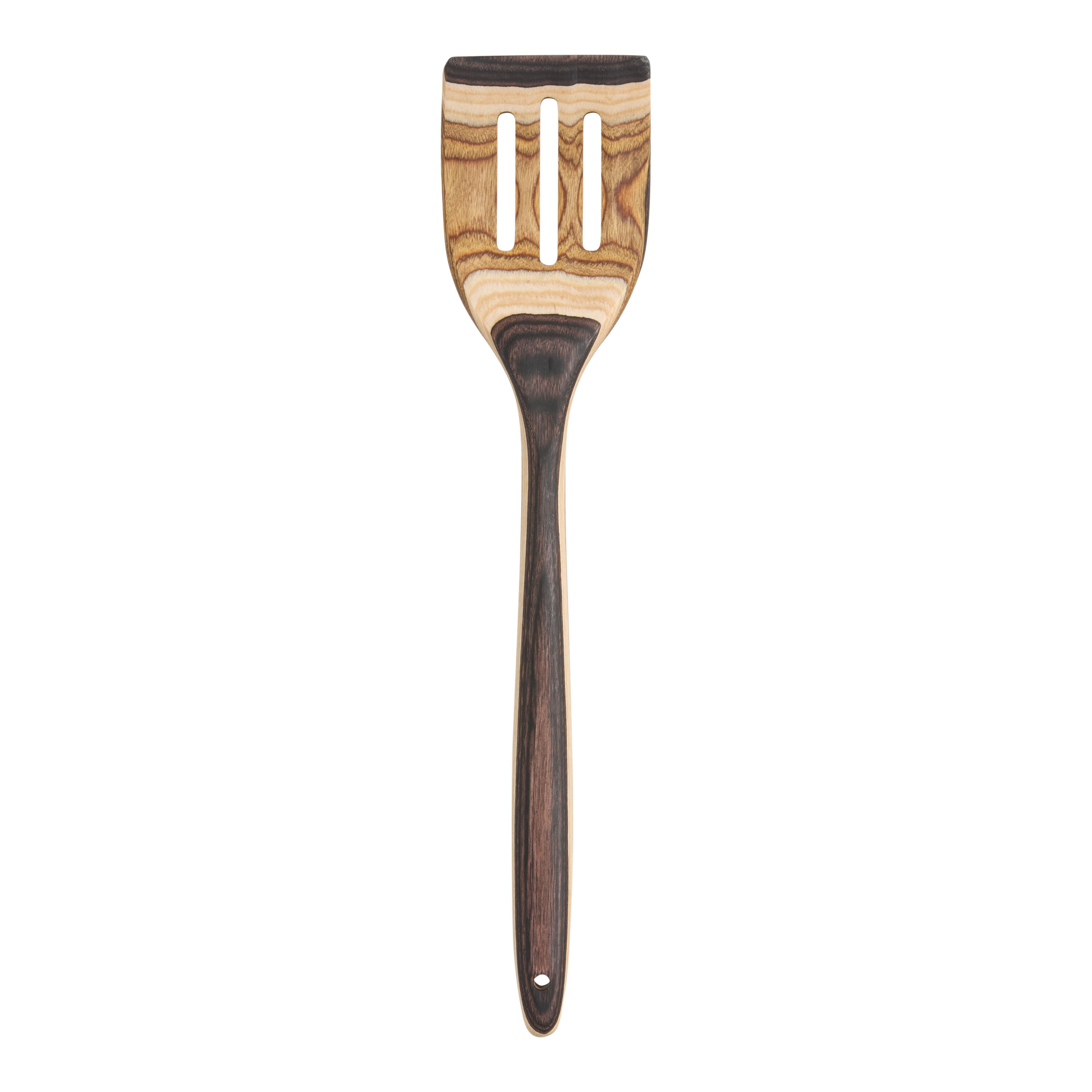 Tonal Brown and Black Pakka Wood Kitchen Utensil Collection image number 4