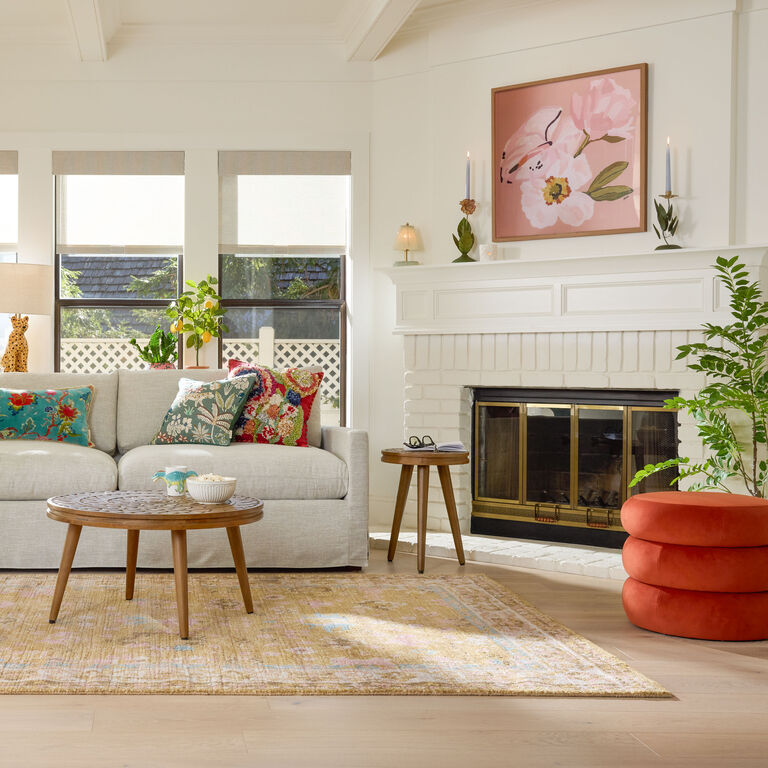 Pink In Bloom by Adele Naidoo Framed Canvas Wall Art image number 2