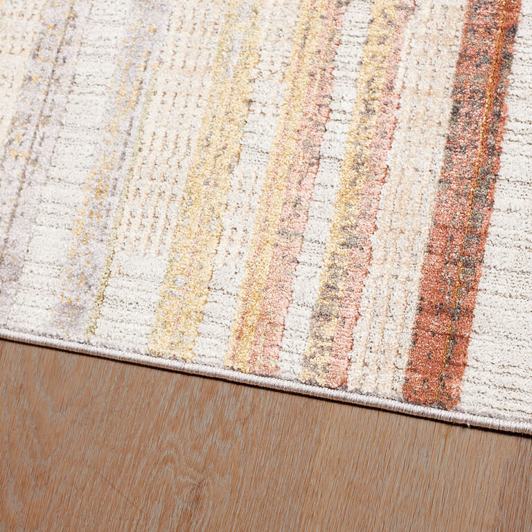 Sahara Offset Stripes Area Rug - World Market