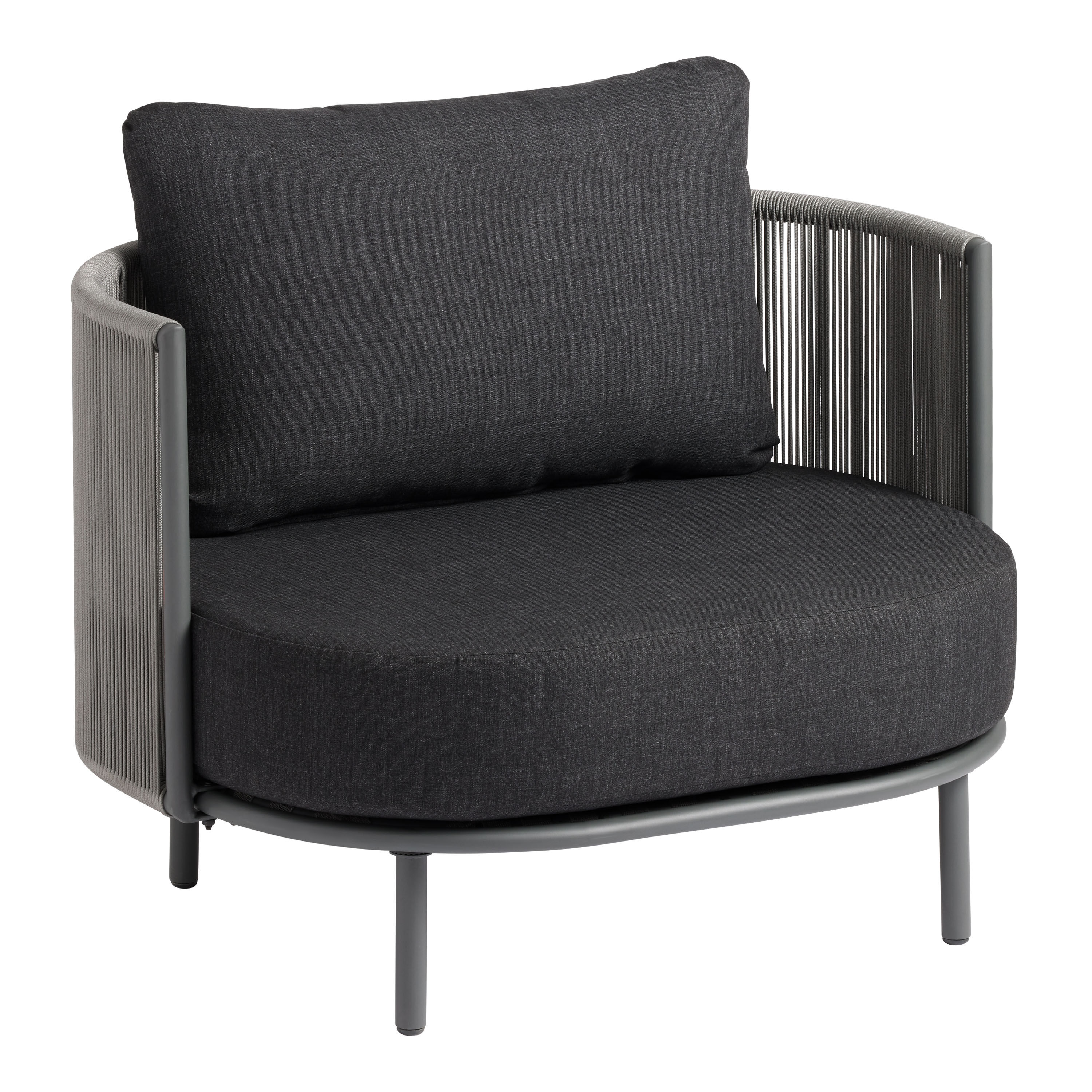Gray cuddle chair sales