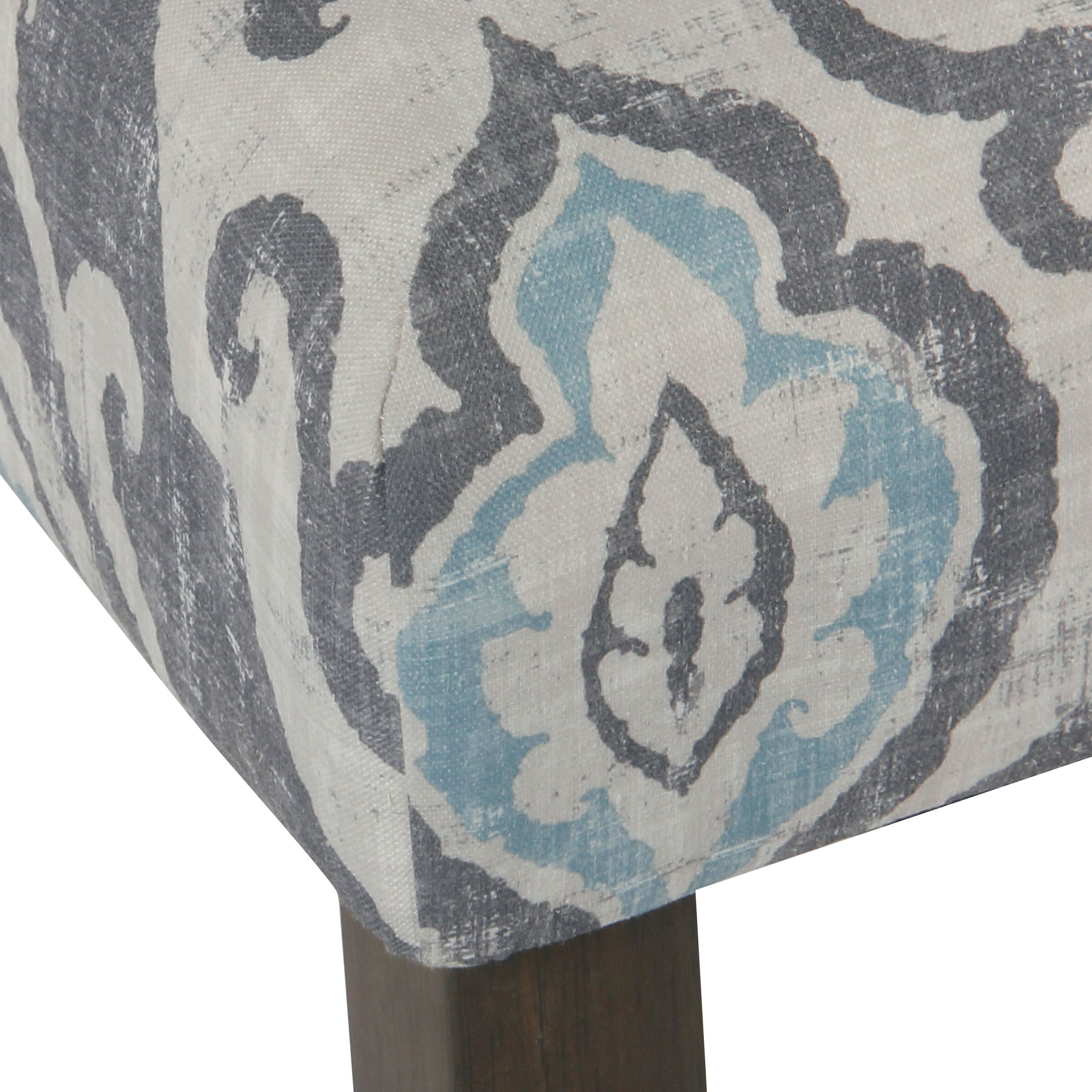 Harben Blue Suri Print Upholstered Dining Chair 2 Piece Set image number 4