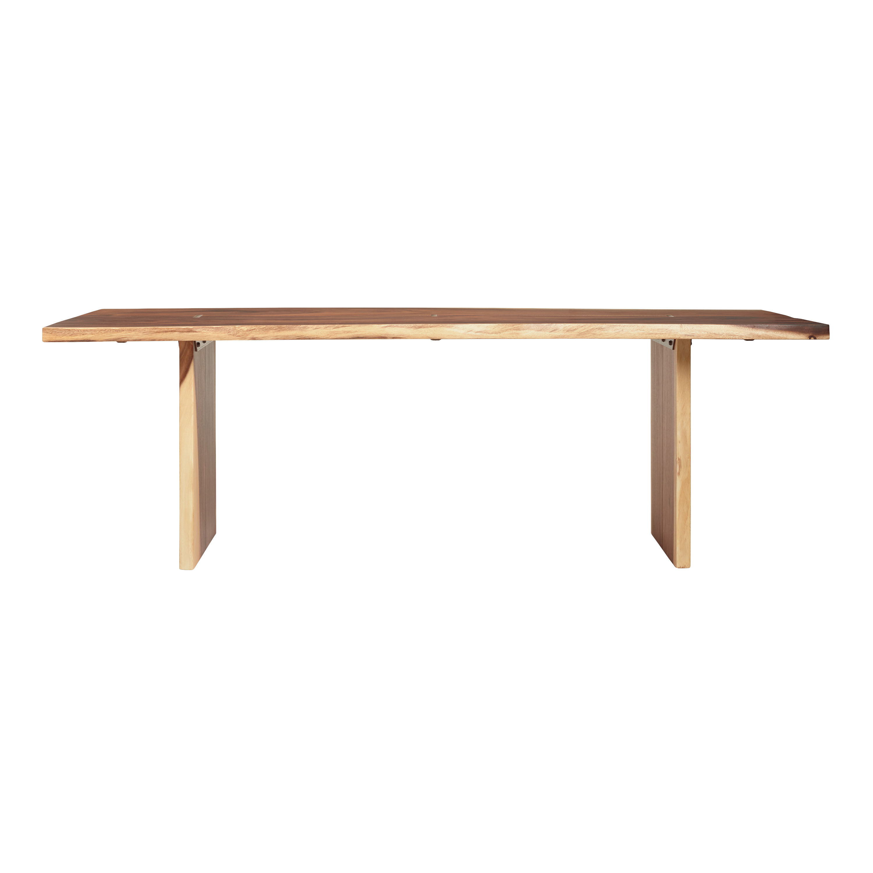 Sansur Rustic Pecan Live Edge Wood Dining Table World Market