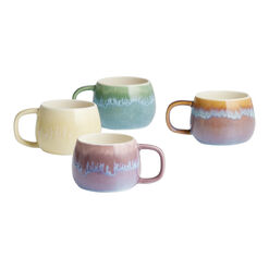 Petite Pastel Drippy Ombre Ceramic Mug