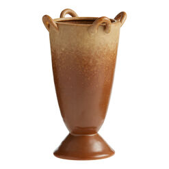 Brown Reactive Glaze Ceramic Trophy Vase