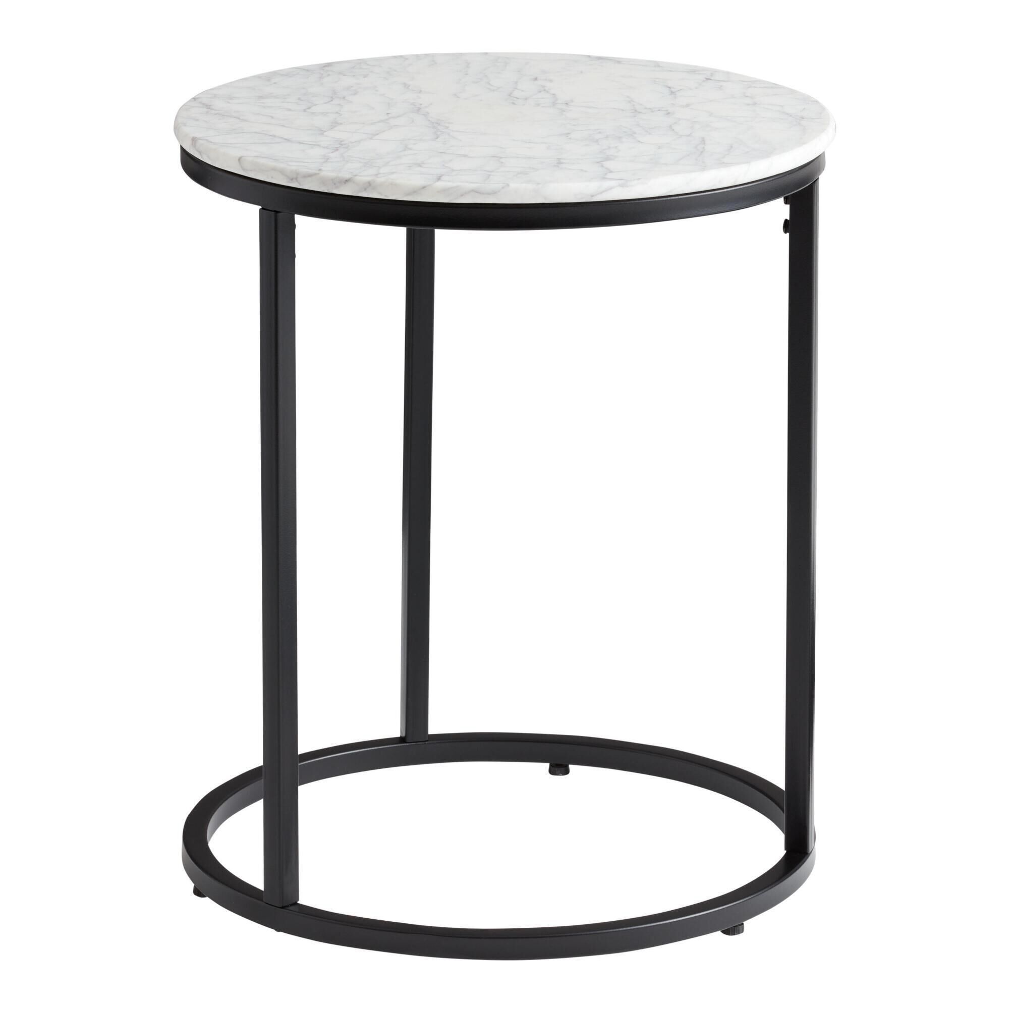Half round white marble shop milan console table