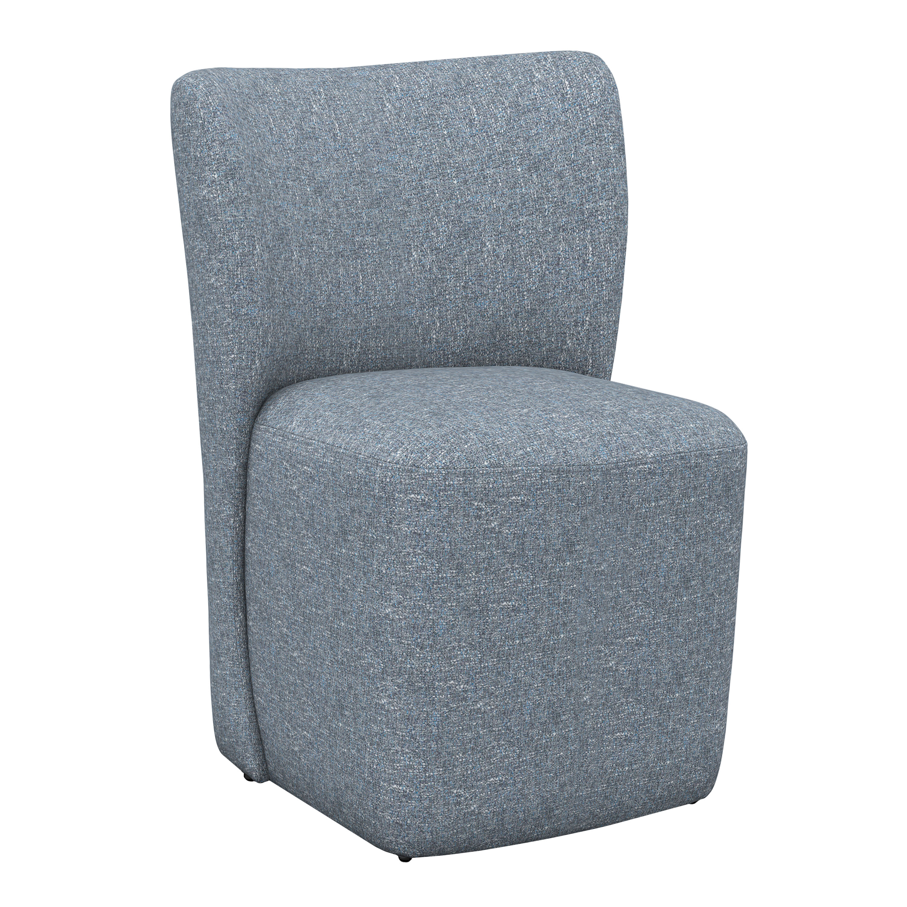 Saxon Upholstered Rolling Dining Chair World Market