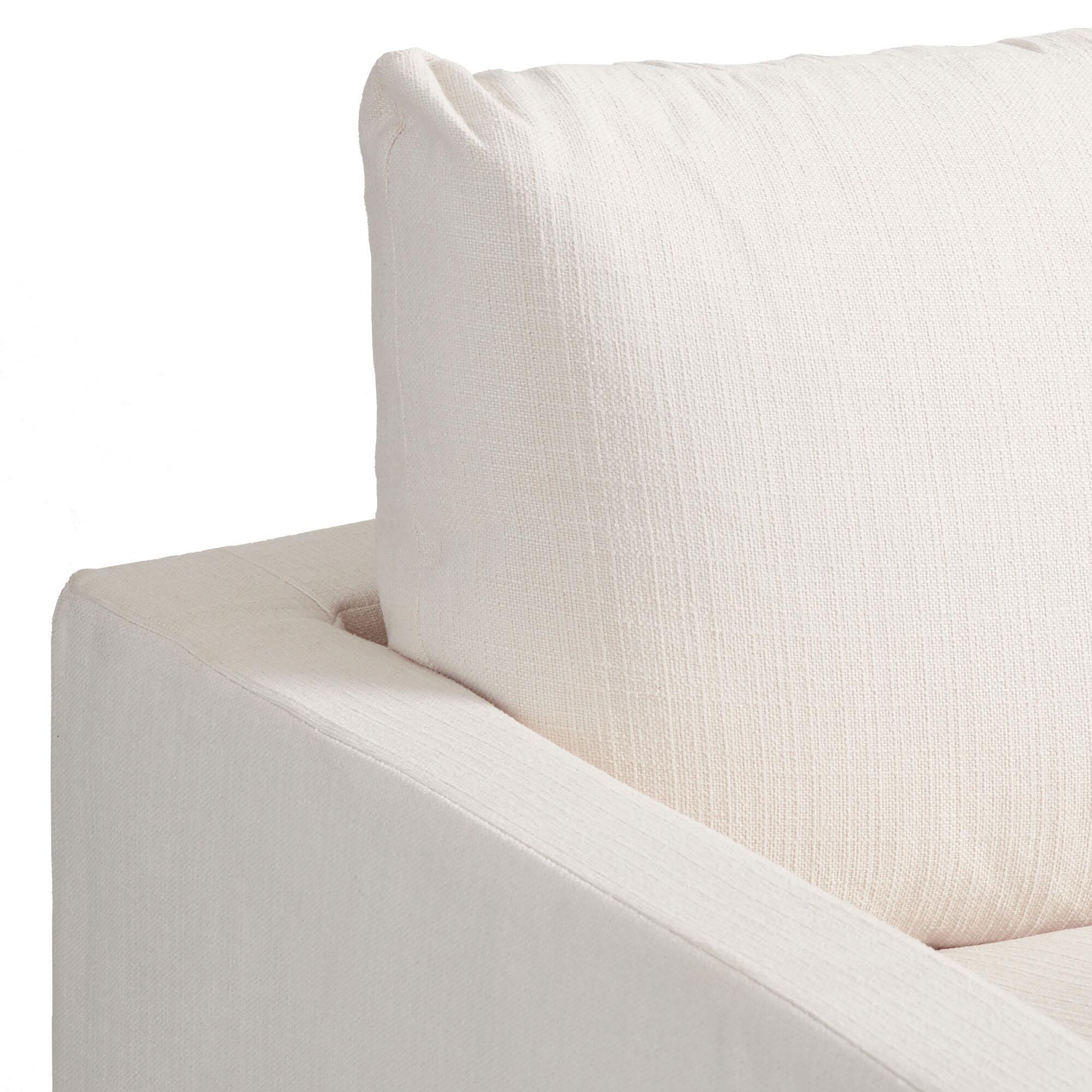 World market ivory feather shop filled brynn sofa