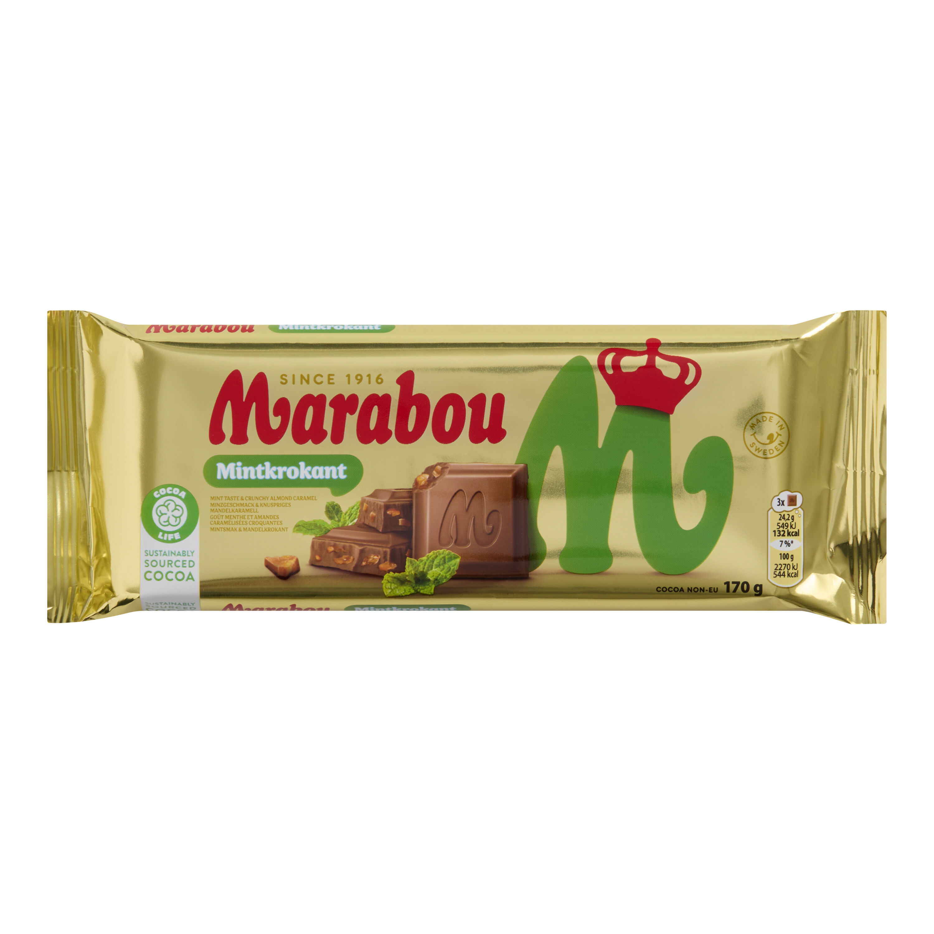 Marabou King Size Mint Milk Chocolate Bar