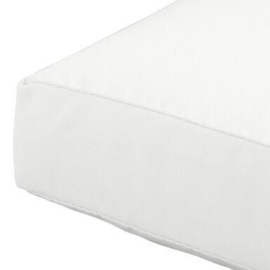 Sunbrella Natural Canvas Gusseted Outdoor Chair Cushion Sunbrella Natural Canvas Gusseted Outdoor Chair Cushion