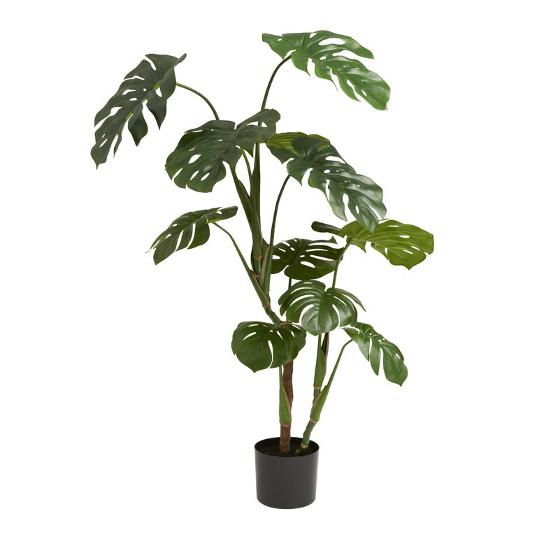 Large Faux Monstera Plant - Realistic Indoor Decor