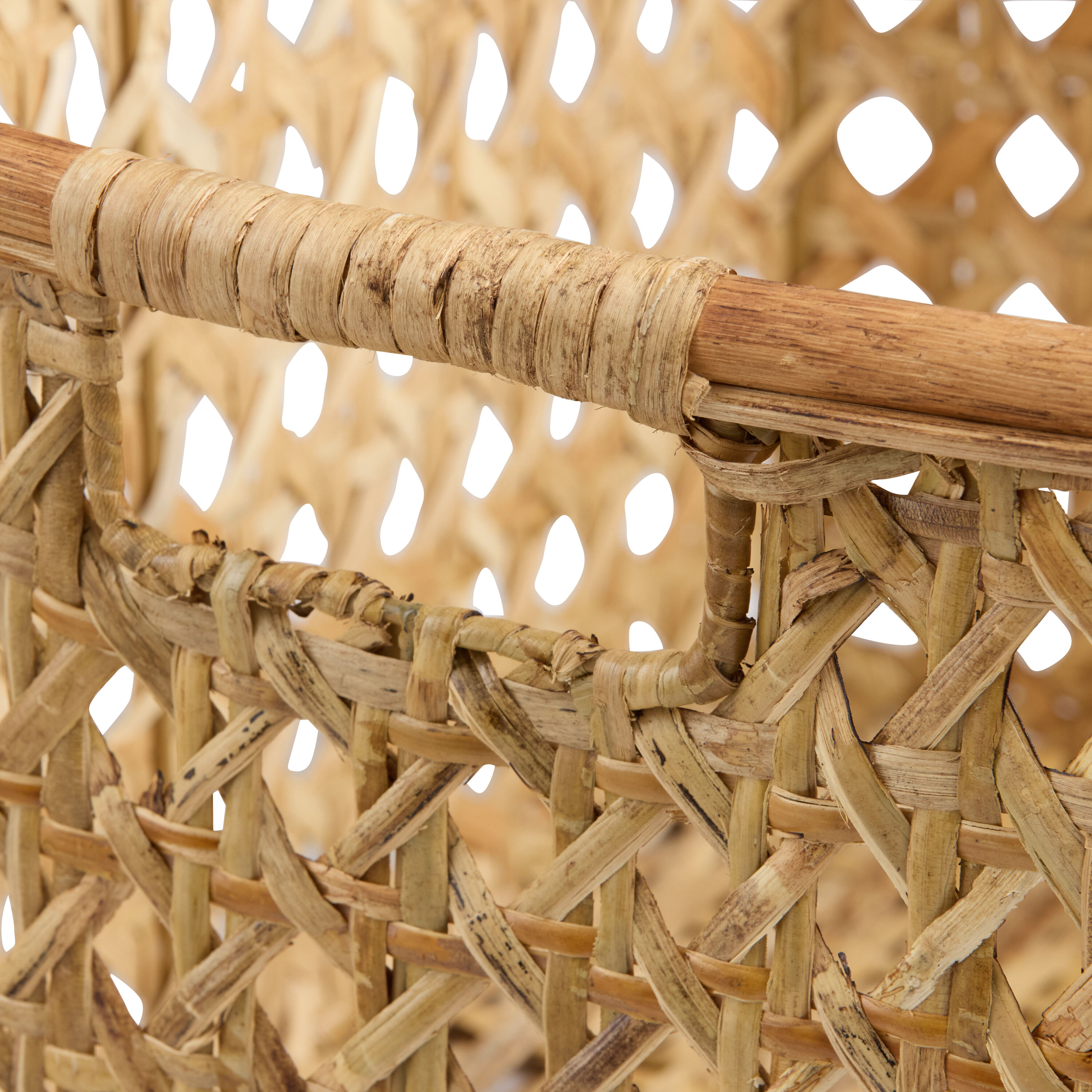 Farrah Natural Rattan Cane Utility Basket image number 2