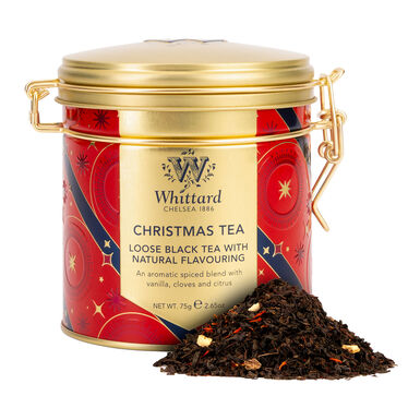 Whittard Christmas Tea Clip Top Tin Whittard Christmas Tea Clip Top Tin