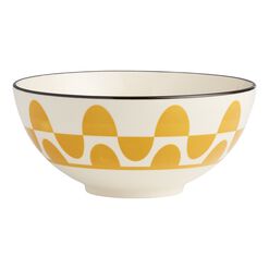 Geometric Contrasting Noodle Bowl