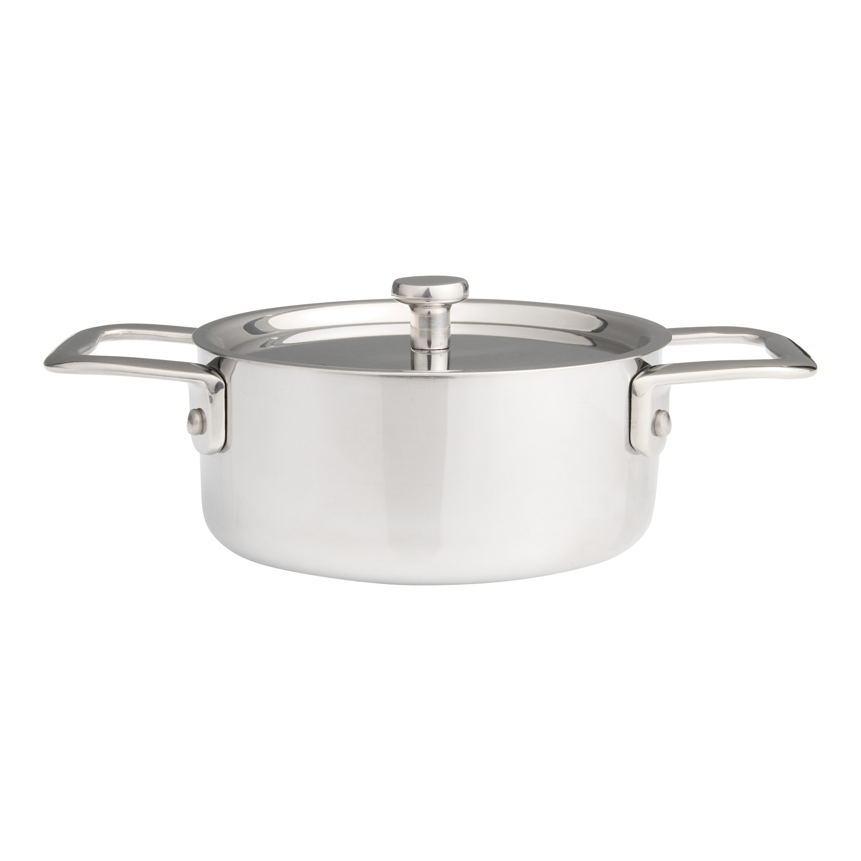 Mini 3 Ply Stainless Steel Saucepan image number 0
