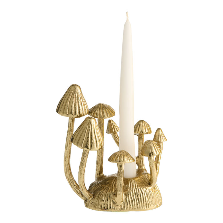 Metal Mushroom Candle Holder Metal Mushroom Candle Holder