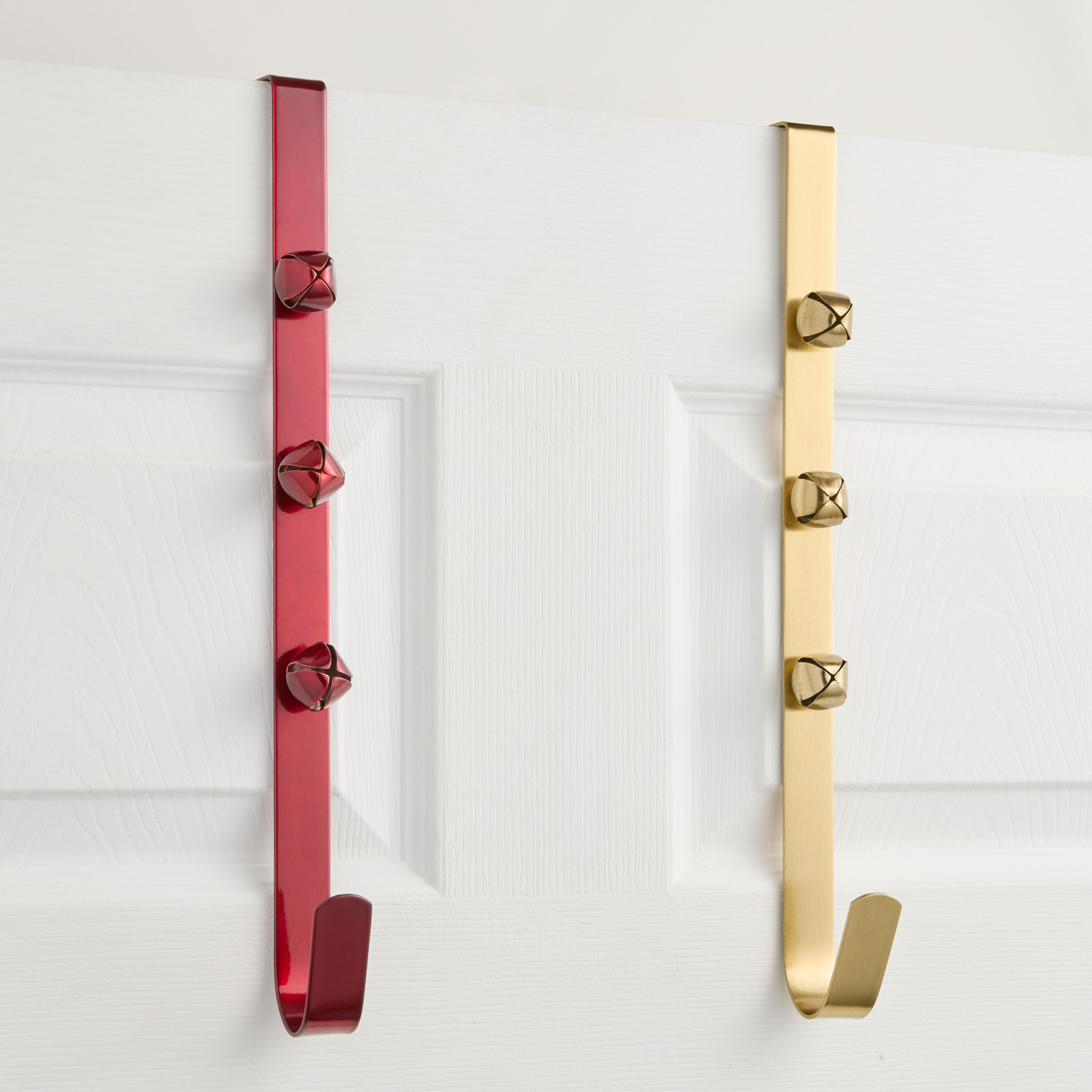 Steel Bell Over The Door Wreath Hanger image number 0