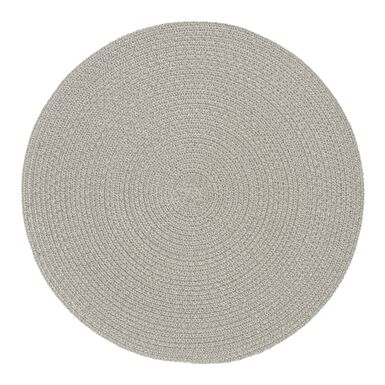 Round Gray Braided Placemat Set of 2 Round Gray Braided Placemat Set of 2