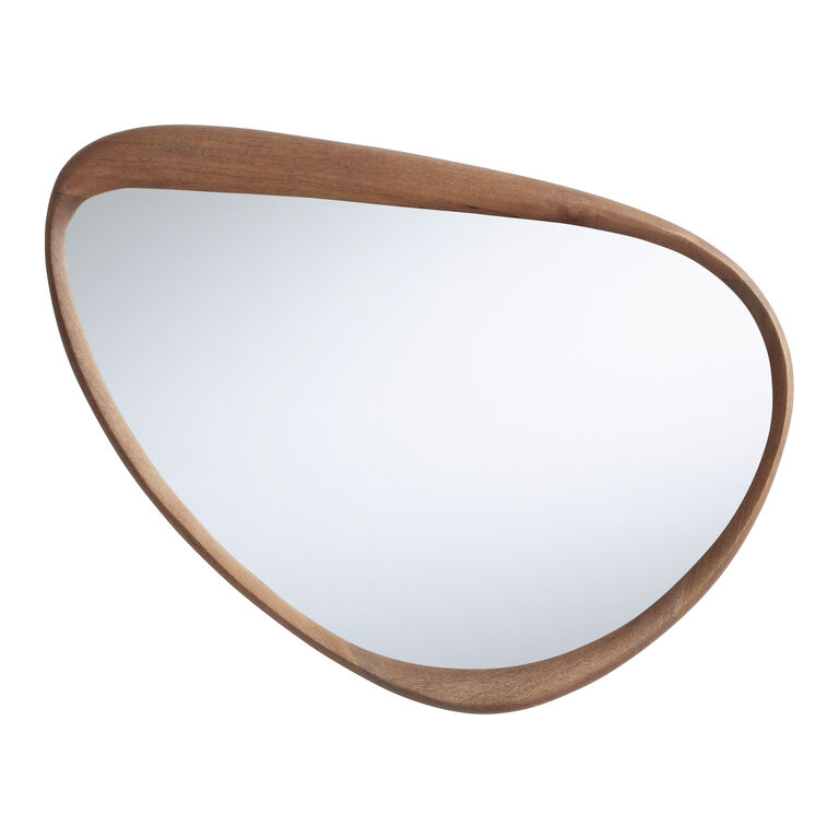 Wood Organic Pebble Wall Mirror image number 3